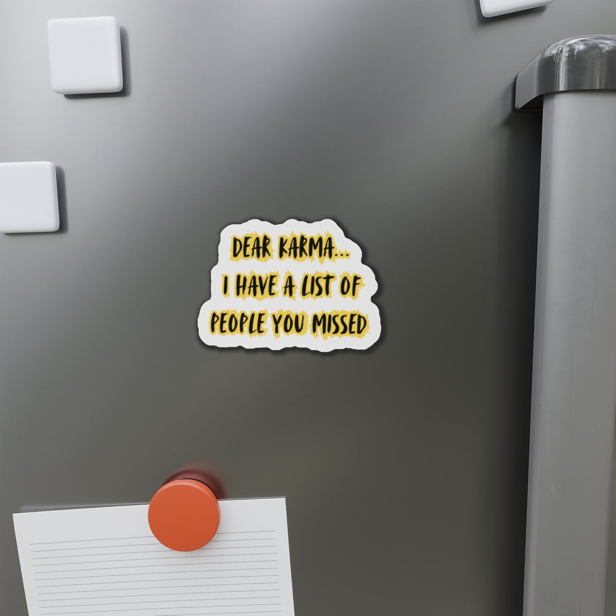 Die-Cut Magnet: Karma